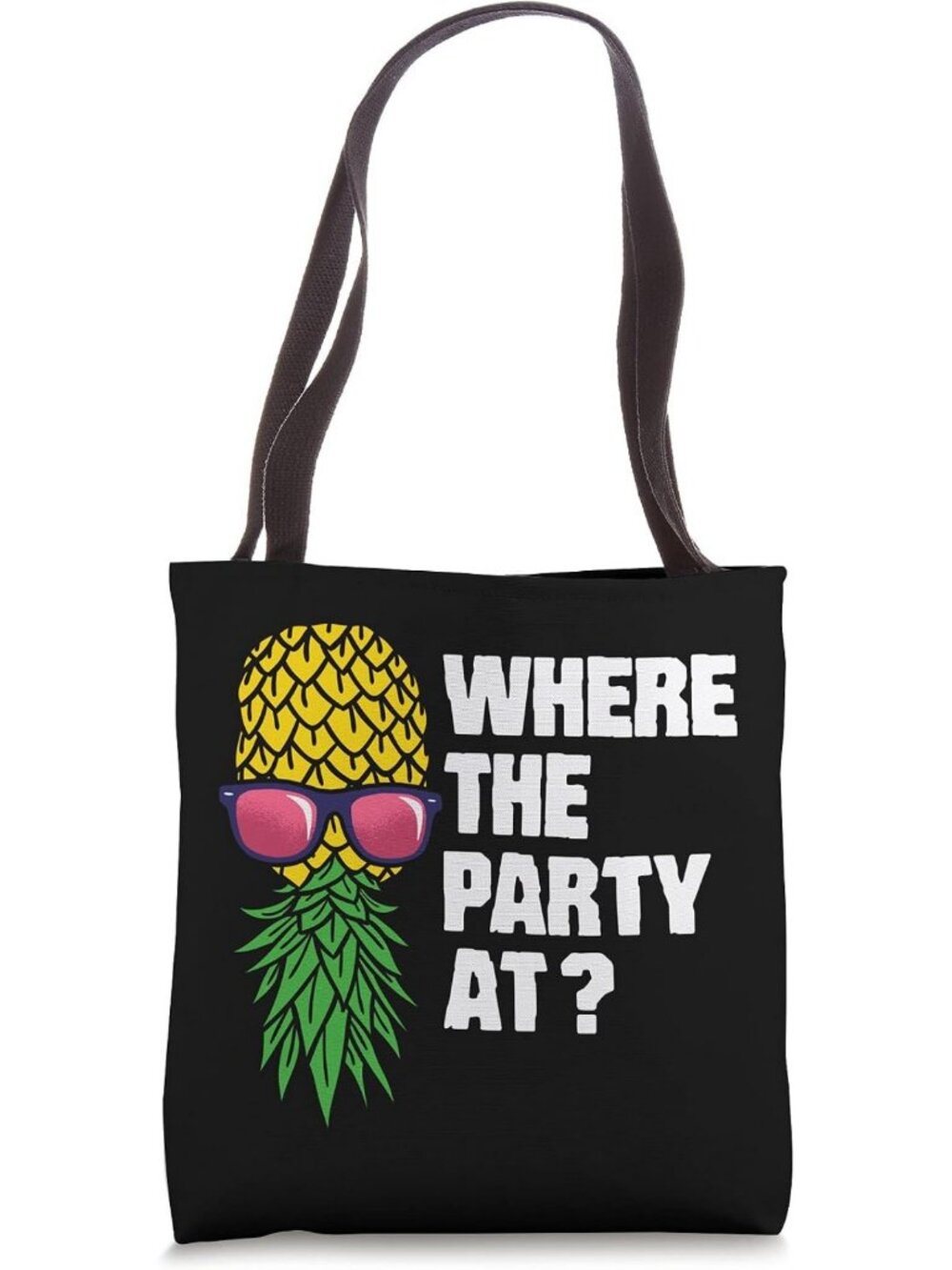 Fun Upside Down Pineapple Tote Bag - Perfect for Parties & Beach Days!
